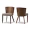 Baxton Studio Sparrow Brown And "Gravel" Wood Modern Dining Chair 96-4644 - alternate 2